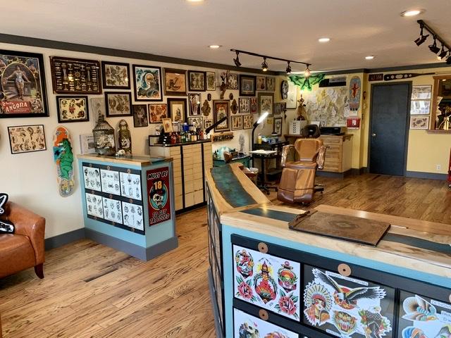 Mountain Rose Tattoo Studio Inside in Hailey, Idaho