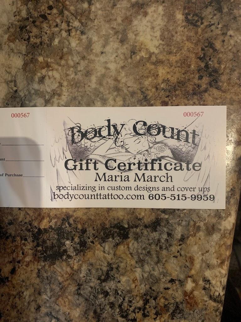 Body Count Tattoo By owner in Hot Springs, South Dakota