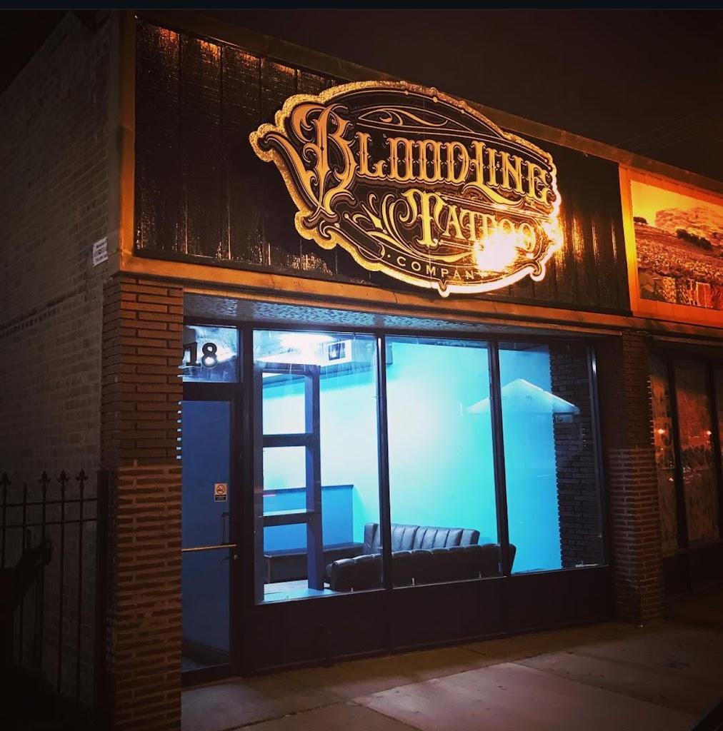 Bloodline Tattoo Co. Exterior in Chicago, Illinois