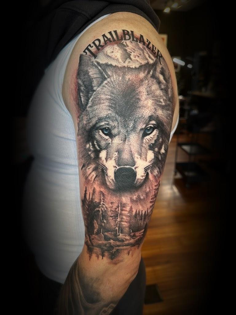 Branded Bear Tattoo