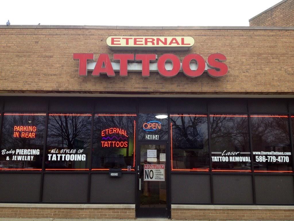 Eternal Tattoos Inc Exterior in Eastpointe, Michigan