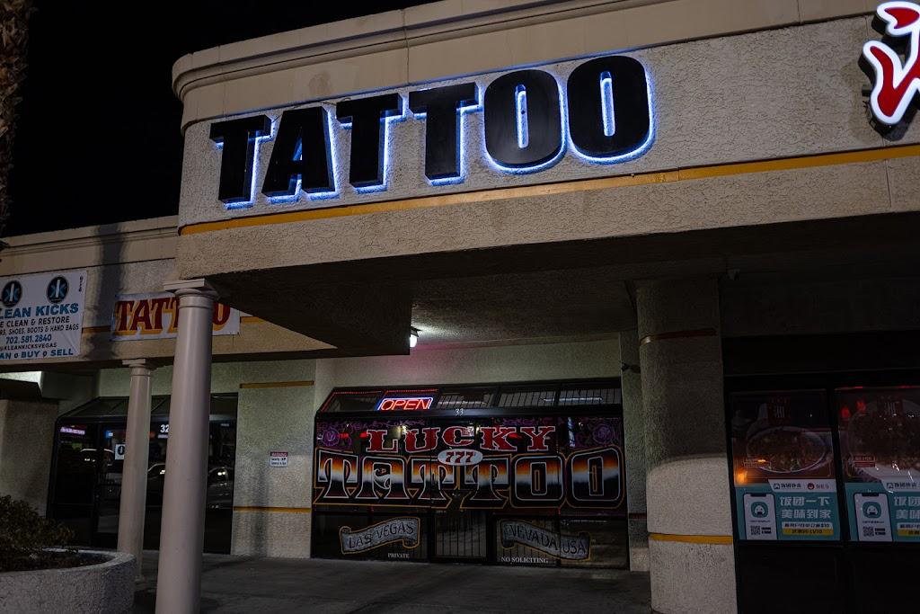 Lucky 7s Tattoo Shop LV Exterior in Las Vegas, Nevada