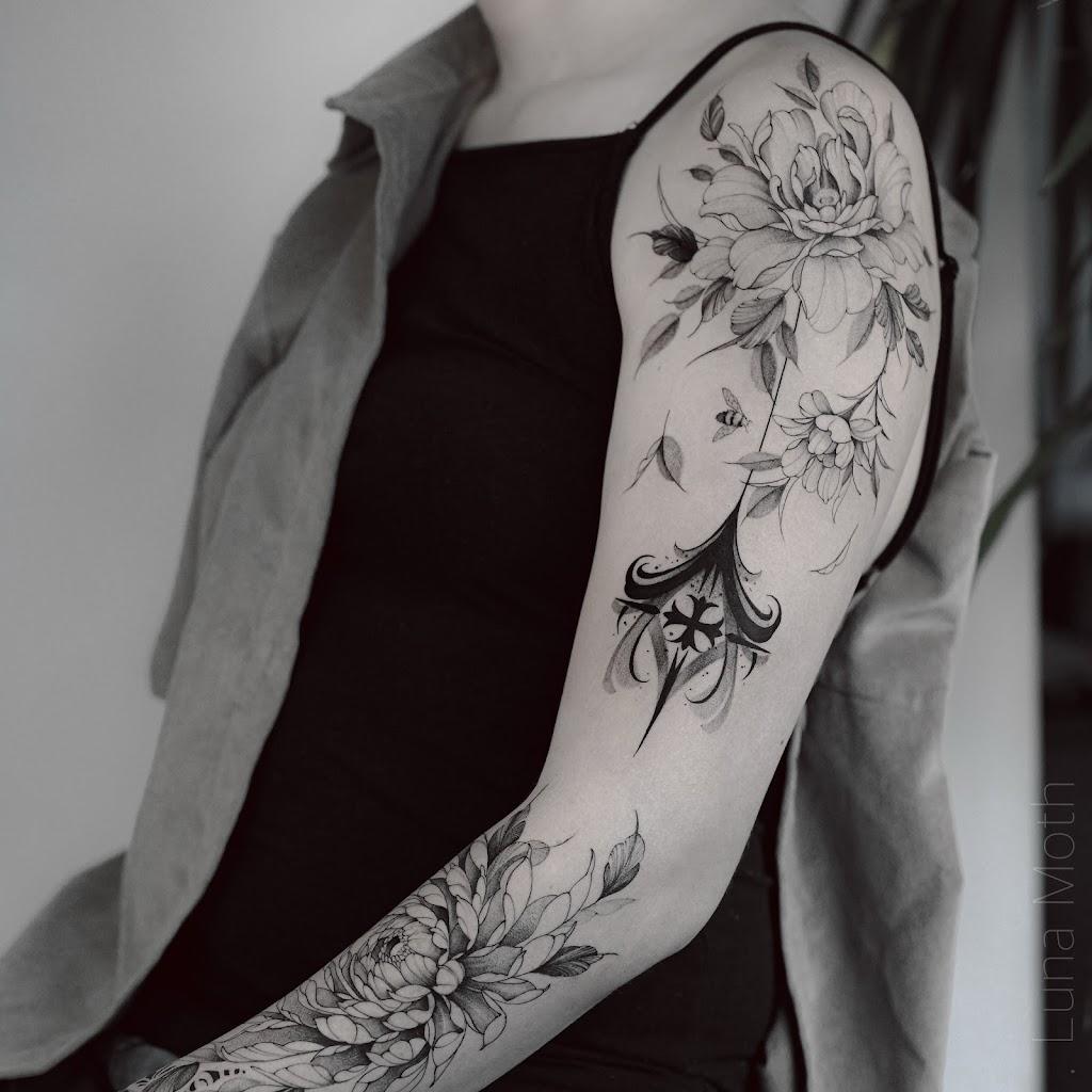 Luna Moth Tattoo