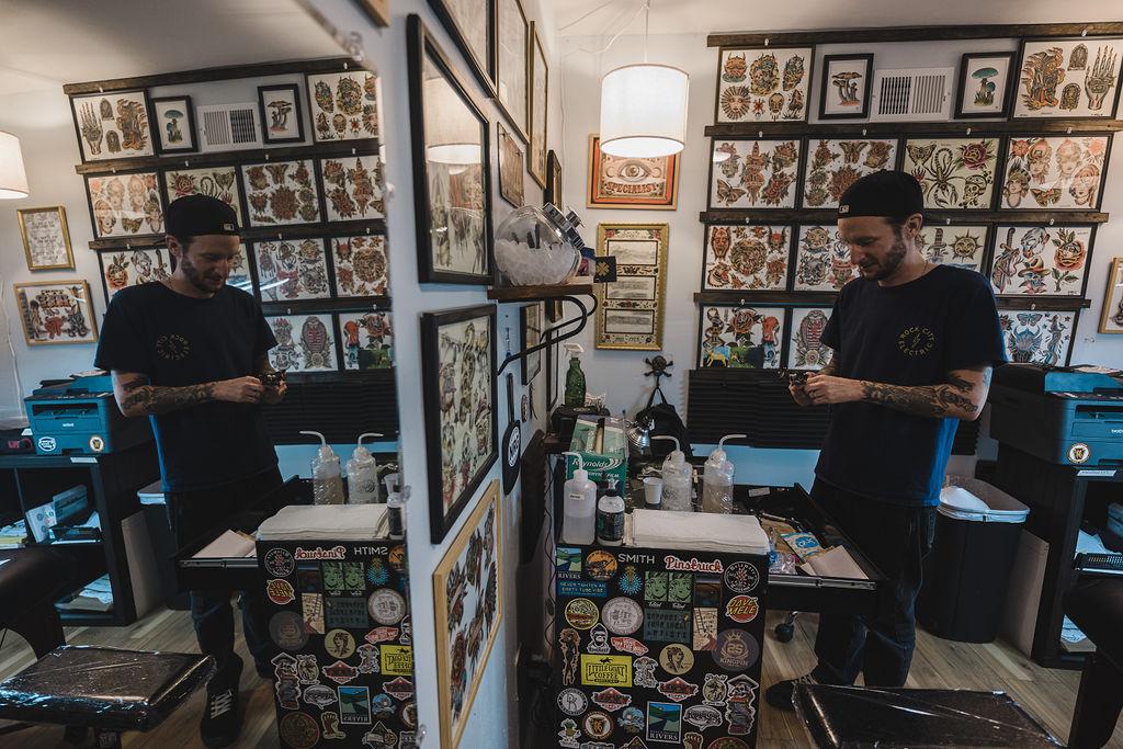 Electric Eye Tattoo Inside in Oak Hill, West Virginia