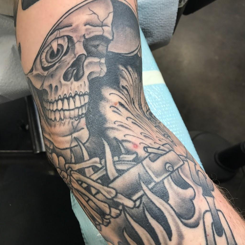 Yellow Rose Tattoo Club Tattoo in Kernersville, North Carolina