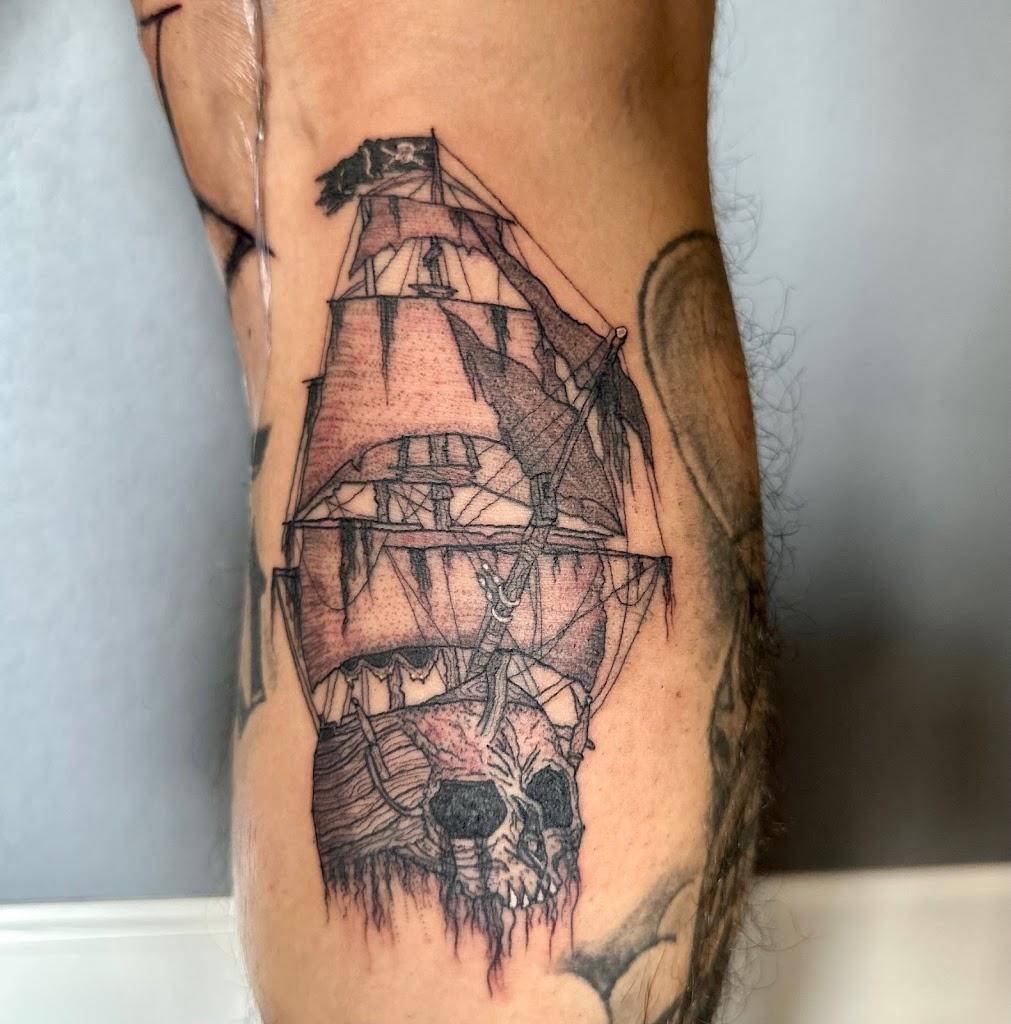 Eight Ball Electric Tattoo By owner in Austin, Texas