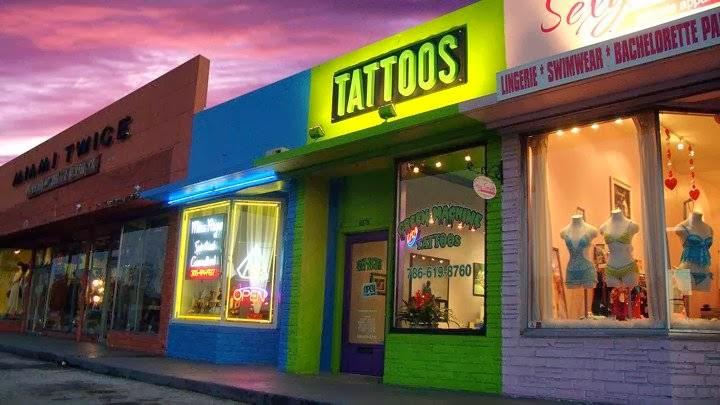 Green Machine Tattoos & Body Piercing Exterior in Miami, Florida