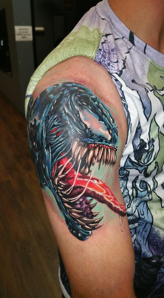 Back Bone Tattoo