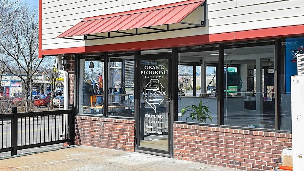 Grand Flourish Tattoos Exterior in Brockton, Massachusetts