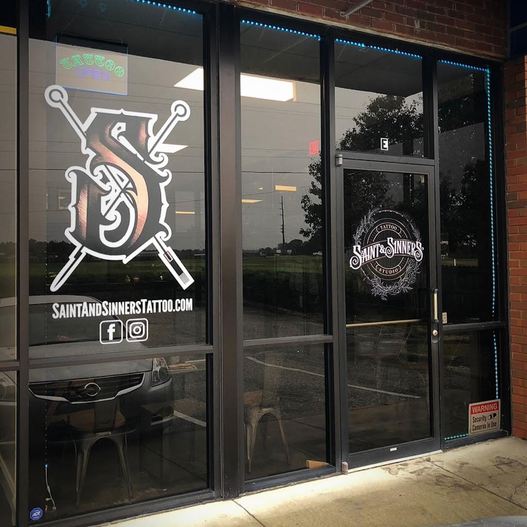 Saint & Sinners Tattoo Studio Exterior in Auburn, Alabama
