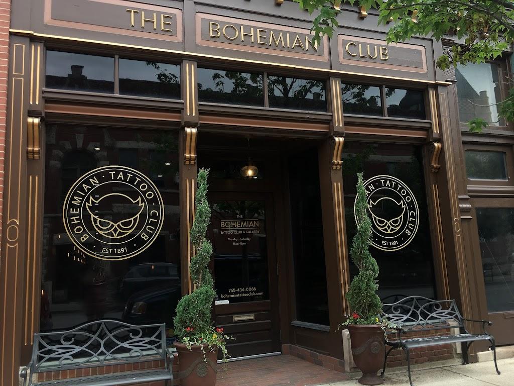 The Bohemian Tattoo Club and Art Gallery Exterior in Kokomo, Indiana