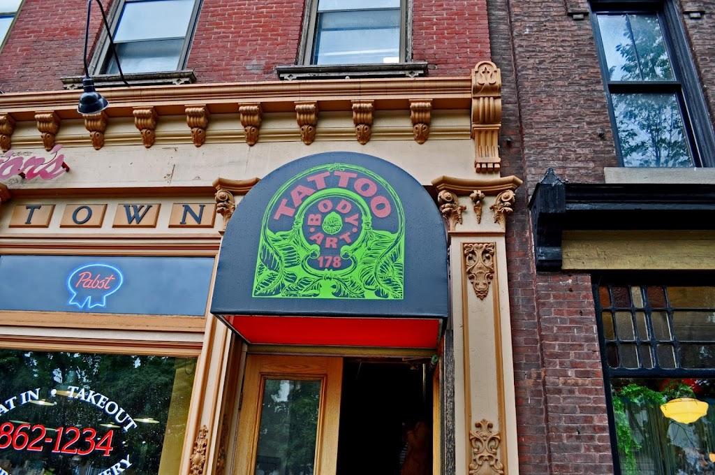 Body Art Tattoo Studio Exterior in Burlington, Vermont