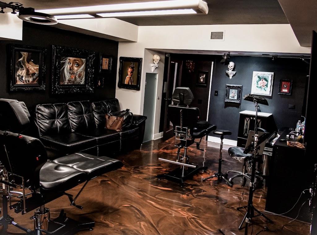 The Golden Needle Tattoos Inside in Miami, Florida