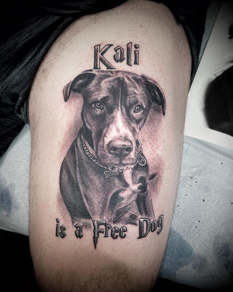 Dapper Dog Tattoo
