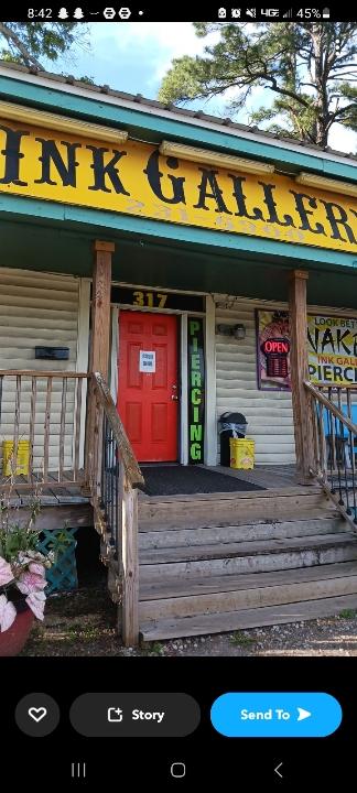 Ink Gallery Piercings Exterior in Lafayette, Louisiana
