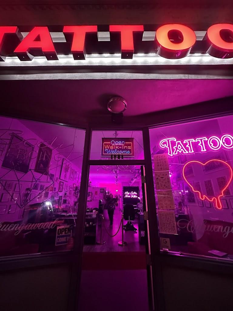 Cahuengawood Tattoo and Body Piercing Exterior in Los Angeles, California