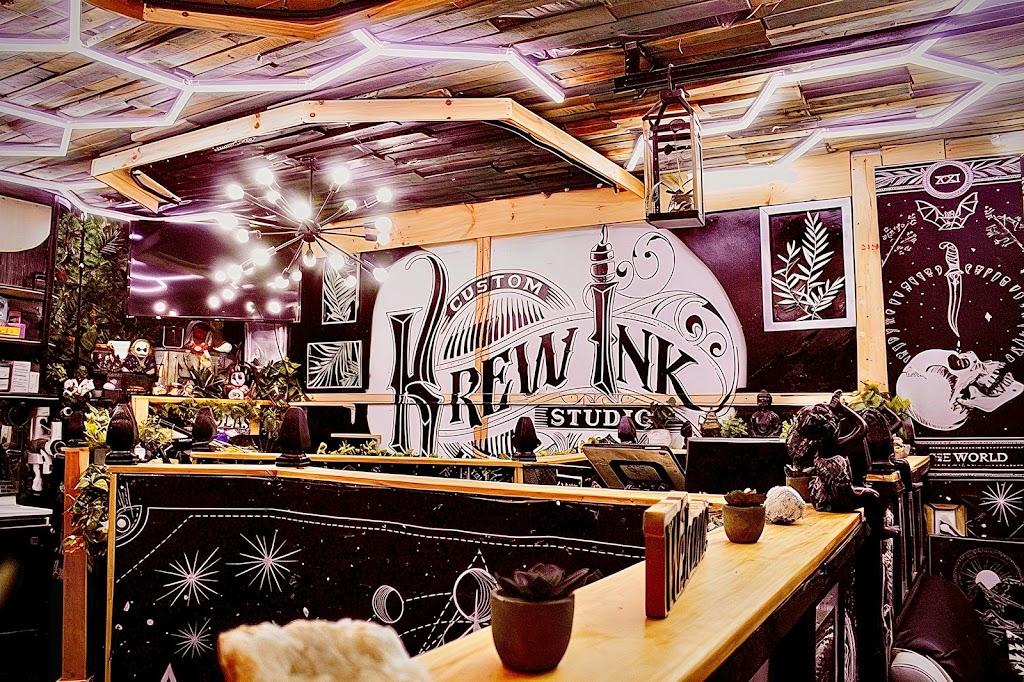 Krew Ink Tattoo Studio Inside in Lyman, Maine