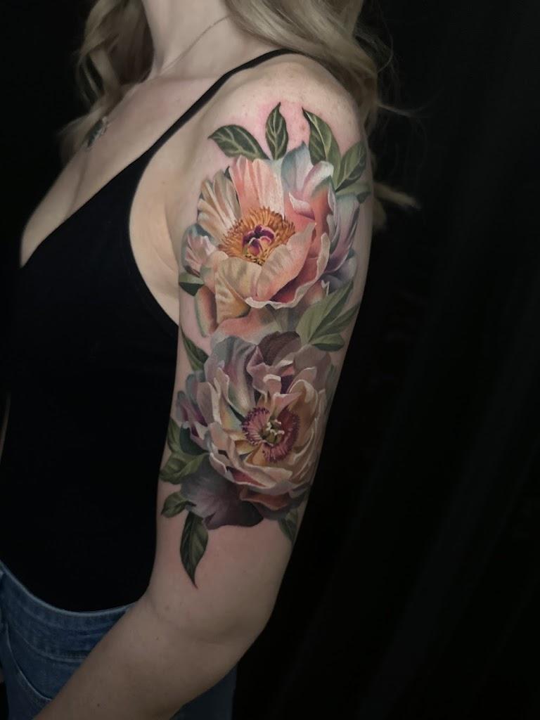Obsidian Moon Tattoo Tattoo in Goffstown, New Hampshire