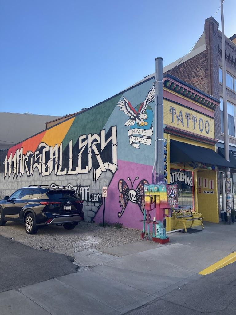 111 arts gallery tattoo shop Exterior in Muncie, Indiana