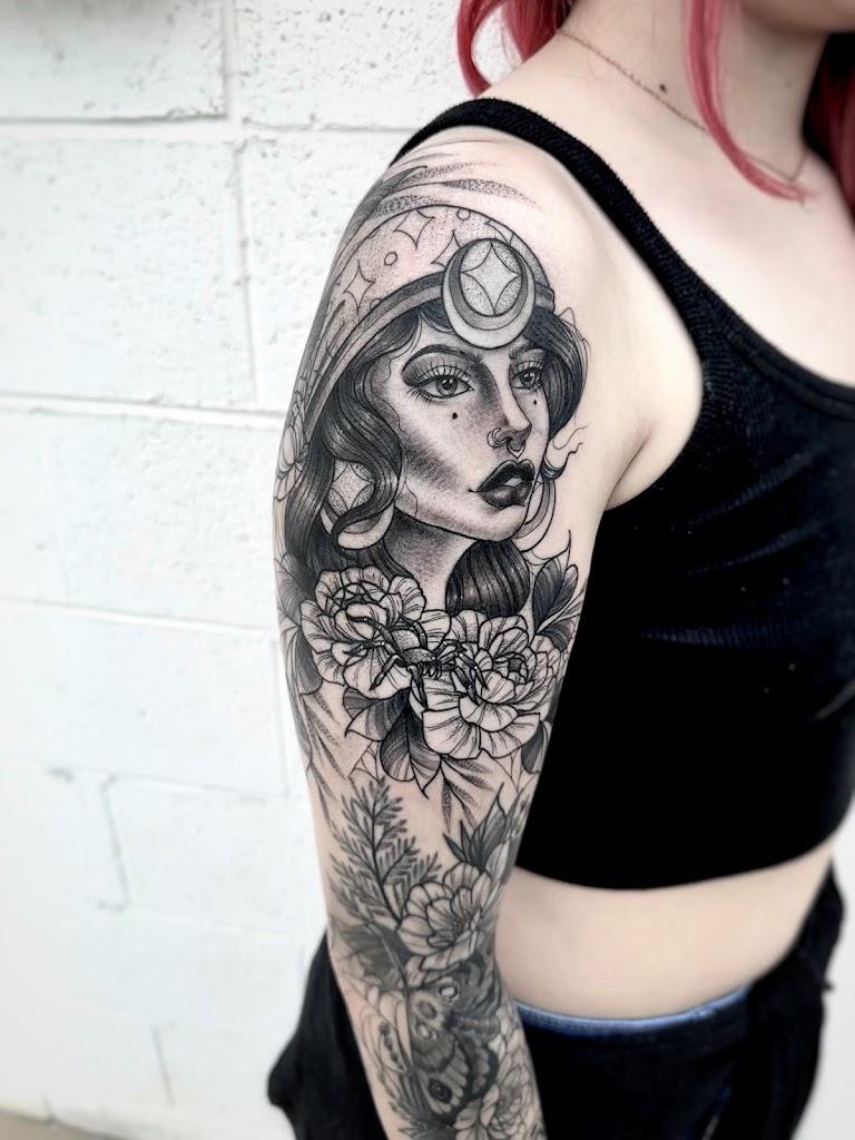 Lunar Lady Tattoo Tattoo in Knoxville, Tennessee